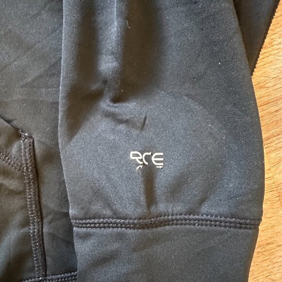 Carhartt Turtleneck Fleece Mens 2XL Black Distressed Long Sleeve Sweater - Picture 8 of 8